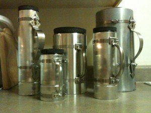 The family Front Row (left to right): 350ml, 665ml