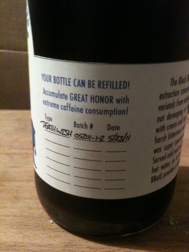 BBotE Experimentation Death Wish Coffee Funranium Labs