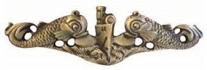 Old Style Enlisted Submariner Badge (courtesy of the US Navy)