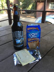The perfect camping breakfast, Kings Canyon Nat'l Park edition.