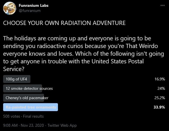 CHOOSE YOUR OWN RADIATION ADVENTURE – Mailing Cheney’s Heart