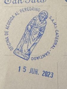 The compostela stamp
