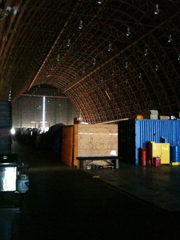 Hangar 2 interior Hangar 2 Interior, Facing North