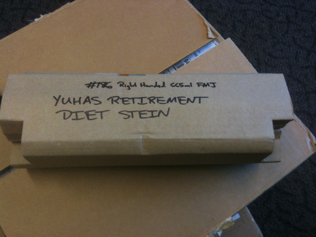 The Yuhas Retirement Diet Stein